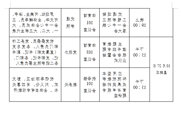 台湾裸聊 2023-2024学年度第一学期第八周会议安排表